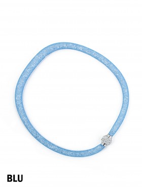 SPARKLE TUBE RHINESTONE NECKLACE